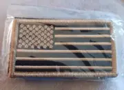 U.S. Army / Military Flag Patch, Double Velcro BRAND NEW. SAND COLORED.