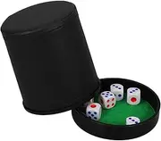 Alipis 1 Set Dice Cup Game Shaped Cups Cup Leather