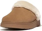 [FitFlop] Women's Gen-ff Shearling-Collar Suede Slippers