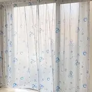 Sanrio I'm Doraemon SB-598-S Lace Curtain, Hard to See Through from Outside, 99.9% UV Protection, Width 39.4 x Length 69.3 inches (100 x 176 cm), Set of 2