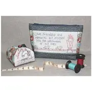 The Birdhouse Designs Love and Friendship Bag Pincushion Printed Pattern