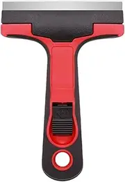 Small Window Squeegee, Hand Squeegee Glass Wiper with Handle, Multifunctional Window Tint Tools, Decal Sticker Glue Remover for Windshield Mirror