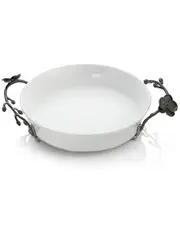 Michael Aram Black Orchid Pie Plate