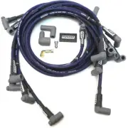 MOROSO Ultra 40 SBC 350 Sleeved Spark Plug Wires 90 Deg Boots HEI Under Header