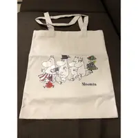 在飛比找蝦皮購物優惠-白色帆布袋 #Moomin #嚕嚕米