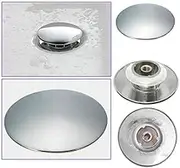 BAQI Basin Waste Easy Pop Up Bathroom Sink Push Button Click Clack Plug 66mm