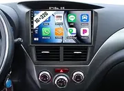 SIXWIN Android 13 1G+32G Car Stereo for Subaru Forester Impreza WRX 2008 2009 2010 2011 2012 with CarPlay Android Auto 9 Inch Touchscreen with Bluetooth GPS Navigation WiFi HiFi FM SWC Backup Camera