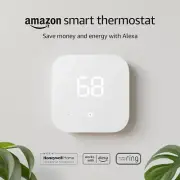 Amazon Smart Thermostat – save Money and Energy - Works with Alexa and Ring - C-