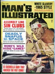 MAG: Man's Illustrated Magazine July 1965- Nudie Games- Space Program Snafus
