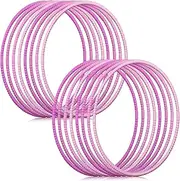 Libima 16 Pcs Toy Color Hoop for Kids, Detachable Adjustable Light Weight Plastic Hoops Toy, Colored Hoop Circles for Party Games, Dance, Dog Agility