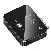LED NFC Bluetooth 5.0 Transmitter Receiver Remote Control Wireless AUX Adapter