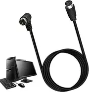 DIN Video Cable,70.8 Inch Camcorder Cable | Plug and Play 9-Pin DIN Cord, Connector Transfer for TV Receiver Monitor VCR