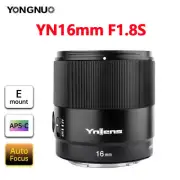 Yongnuo YN16mm F1.8S DA DSM APC-C Large Aperture Lens for Sony E-mount Cameras