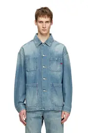 [Diesel] Diesel - Utility-style denim jacket - Denim Jackets - Unisex - Blue S Blue