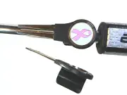 New Putter Mounted Divot Tool and Ball Marker - PINK RIBBON WHITE