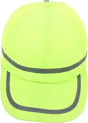 [IWOWHERO] Reflective Safety Helmet Caps for Men Hats Sunshade Hat Hard Hat Sun Hat for Men Men;s Sun Caps Work Hat for Men Outdoor Sports Hat Cooling Skull Caps Safety Hat Plastic Yellow