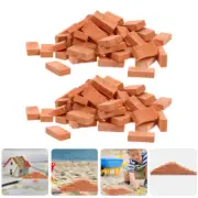 100 Pcs Simulated Brick Simulation Model Building Supplies Child