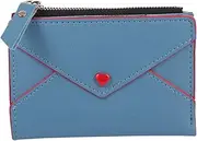 [VALICLUD] Fashionable Pu Love Card Bag Change Wallet Separate Card Pockets Lightweight Healthy Material Stylish Accessory