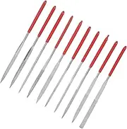 Metal File Set 10 Pcs Needle Files Fret Polishing Kit Fretboard Guards Protectors Craft Tool for Diy Projects