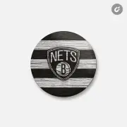 Brooklyn Nets NBA | 4'' X 4'' Round Decorative Magnet
