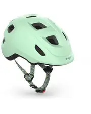 MET Hooray MIPS Kids Helmet Dusted Green with LIGHT