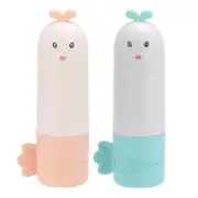 2 Pcs Toothbrush Case Travel Toothbrush Toothpaste Container