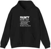 [X.Style] Faunty Aunt Auntie Definition ds009 Hoodie Black L