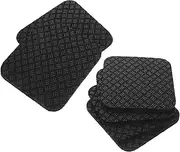 SUPVOX 6pcs Non Slip Mat for Treadmill Elliptical Machines Noise Reduction Vibration Absorption Workout Pads Floor Protection for Exercise Equipment