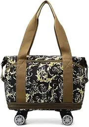[MUBOYI] Universal Wheel Travel Bag, Silent Universal Wheel Double-Layer Expandable Travel Bag, Oxford Cloth Wheel Bag,, A