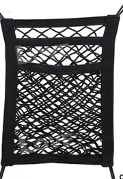 Mesh Net Bag Between Car Seat Organizer Storage Holder Rear Cargo Pocket