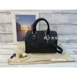 ❥真愛名牌精品❥LV M58953 SPEEDY BANDOULIÈRE 20 黑壓紋牛皮 兩用波士頓包