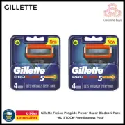 Gillette Fusion Proglide Power Razor Blades 4 Pack X 2