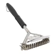 BBQ Cleaning Brush Stainless Steel Scraper Easy Hanging Hook Hanging Design
