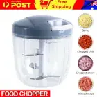 Manual Garlic Onion Chopper Food Meat Mincer Fruit Vegetable Crusher Blender NEW