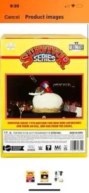 2-Pack Survivor Series 1990 Undertaker+Gobbledy Gooker & Egg Mattel WWE Ultimate