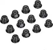 LOUJIN Metal 4mm M4 Wheel Lock Nuts Replacement for Hsp Redcat Hpi Replacement Parts 12PCS