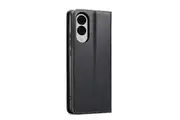 For Samsung Galaxy S25 Edge Case Leather Flip Wallet Folio Cover Black