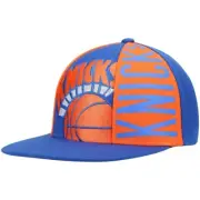 Mitchell & Ness New York Knicks Big Logo Classics Hardwood SnapBack Hat Cap OSFM