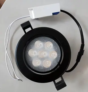 LED崁燈/開孔9.5CM/黑色版/10W/可調角度/嵌燈