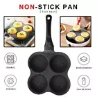 4 Hole Omelet Pan Burger Egg Pancake Maker Bakelite Frying Pan Egg. Poached N✨ z