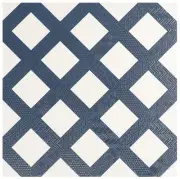 Emser Tile F39GEOM1010V2 Geometry - 10" x 10" Square Floor and - Navy Frame