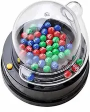 Electric Lottery Machine, Mini Lotto Games Machine Jackpot Machine, Portable Electric Shake Lucky Ball Machine