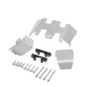 1/24 Stainless Steel Axle Skid Plate Guard Set For Axial SCX24 AX90081 RC Car