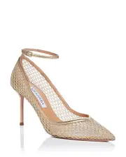 Aquazzura Women's Asha 85 Mesh Pumps