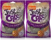 Hartz Cat Nip Just For Cats 100% Pure Catnip, 1 oz each (2 Bags)