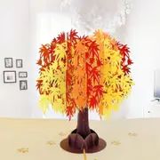 Japanese Autumn Maple Tree 3D Pop Up Card