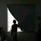 Portable Blackout Shades 118" x 57" UV Protection 100% Blackout Curtains Blinds
