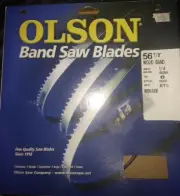 Olson Band Saw Blade 56-7/8”x1/4 Wood Band WB56353DB For Band Saw 1 saw blade!