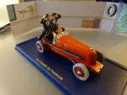 TINTIN HERGE MODEL CAR ATLAS RED BOLIDE CIGARS PHAROAH 1/43 SCALE + BOX
