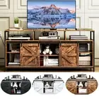 TC-HOMENY RGB LED TV Stand Cabinet App & Remote Entertainment Center for 70" TV
